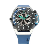 Automatic Watch - Mazzucato Blue Rim Scuba Automatic Watch SUB03-BL3255