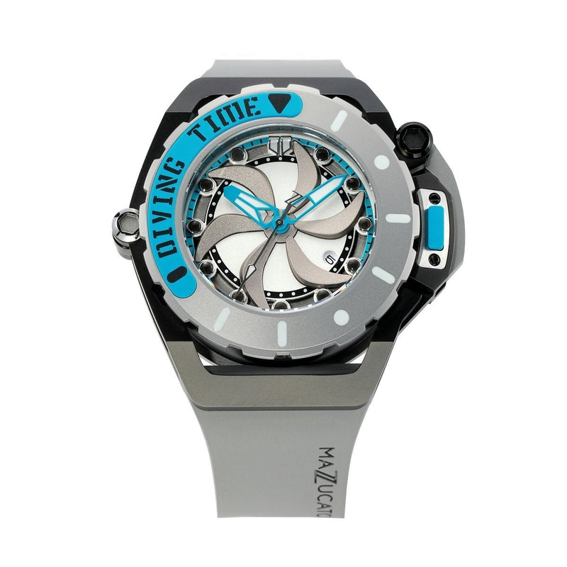 Automatic Watch - Mazzucato Grey Rim Scuba Automatic Watch SUB06-GY312