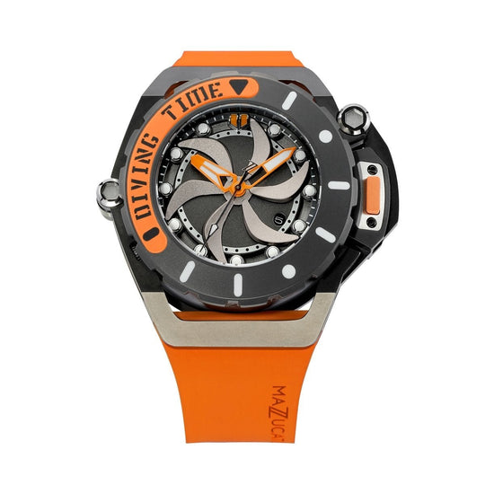 Mazzucato Orange Rim Scuba Automatic Watch SUB04-ORCG9
