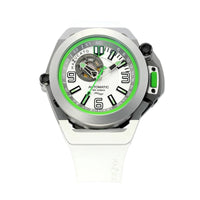 Automatic Watch - Mazzucato White Rim Scuba Automatic Watch SUB07-WH802
