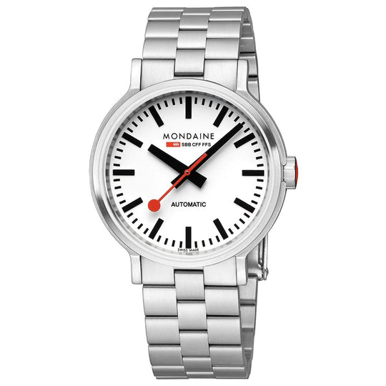 Mondaine Original Automatic Men's White Watch MST.4161B.SJ