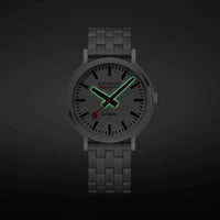 Automatic Watch - Mondaine Original Automatic Men's White Watch MST.4161B.SJ