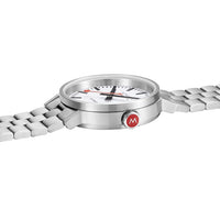 Automatic Watch - Mondaine Original Automatic Men's White Watch MST.4161B.SJ