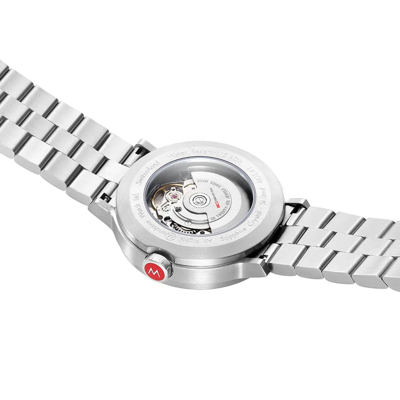 Automatic Watch - Mondaine Original Automatic Men's White Watch MST.4161B.SJ