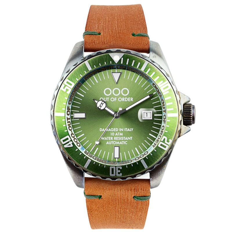 Automatic Watch - Out Of Order Men's Green Automatico Watch OOO.001-3.VE