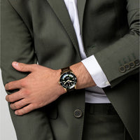 Automatic Watch - Rado Captain Cook Automatic Bronze Men's Green Watch R32504315