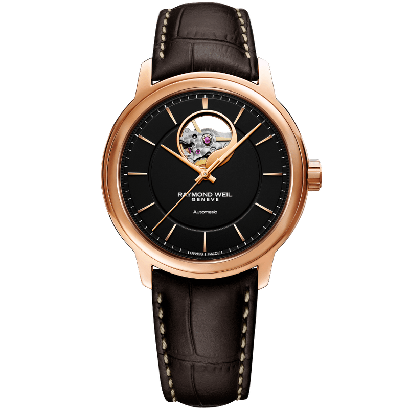 Automatic Watch - Raymond Weil Maestro Auto Men's Brown Watch 2227-PC5-20021