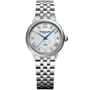 Automatic Watch - Raymond Weil Maestro Ladies Silver Watch 2131-ST-00966