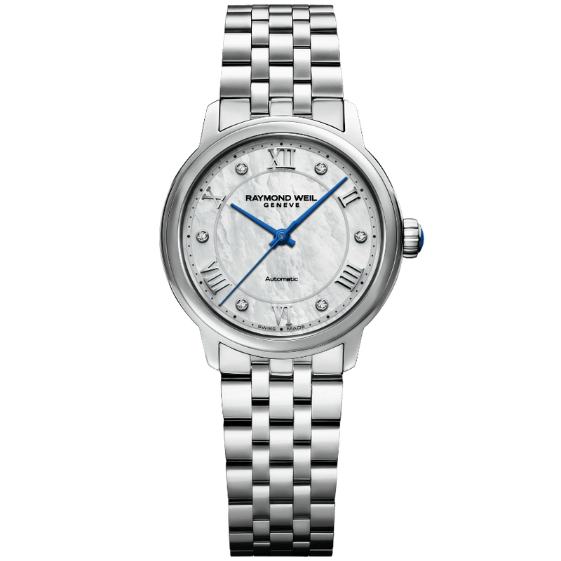 Automatic Watch - Raymond Weil Maestro Ladies Silver Watch 2131-ST-00966