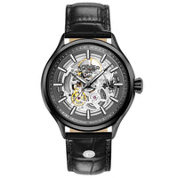Automatic Watch - Roamer 101663 40 55 05N Competence Skeleton III Men's Black Watch