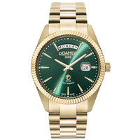 Automatic Watch - Roamer 981662 58 75 90 Primeline Day Date Men's Gold Watch