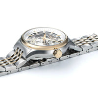 Automatic Watch - Roamer Competence Skeleton Automatic Roamer Two Tone Watch 101663 47 15 10N