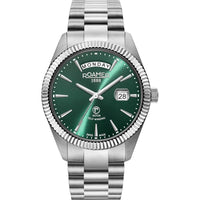 Automatic Watch - Roamer Men's Green Primeline Daydate Mechanical Watch 981662 41 75 90