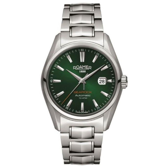 Roamer Men's Green Searock Automatic Watch 210633 41 75 20