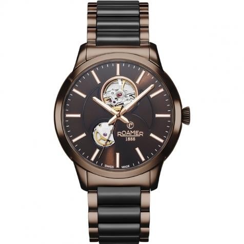 Automatic Watch - Roamer Men's Two Tone C-Line Stainless Automatic Watch 672661 49 65 60