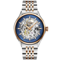 Automatic Watch - Roamer Men's Two Tone Competence Skeleton III Mechanical Watch 101663 47 45 10N