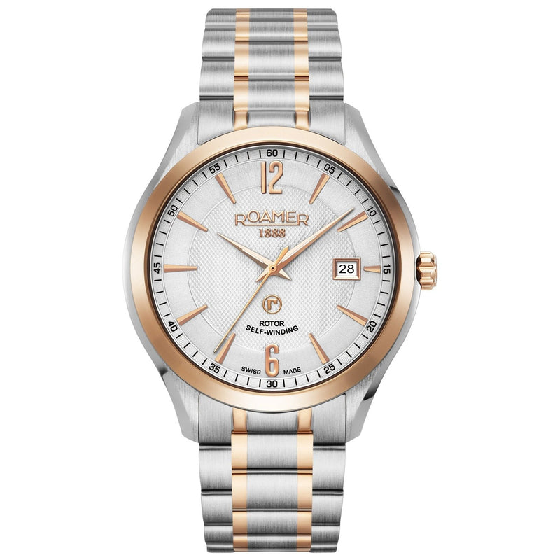Automatic Watch - Roamer Men's Two Tone Mechaline Pro Mechanical Watch 953660 49 14 90