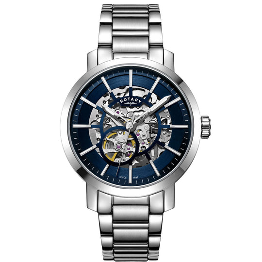Rotary Greenwich Skeleton Men's Blue Watch GB05350/05