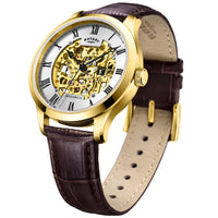 Automatic Watch - Rotary Greenwich Skeleton Men's Silver Watch GS02941/03