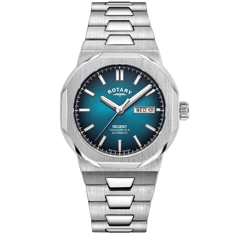 Automatic Watch - Rotary Regent Auto Men's Blue Watch GB05490/73