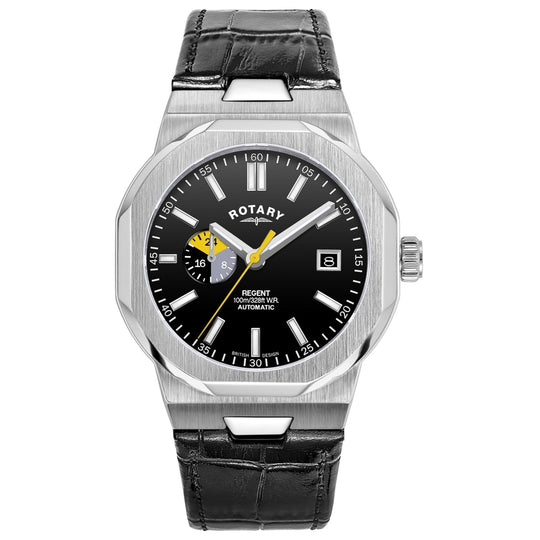 Rotary Regent Men's Black Watch GS05455/04
