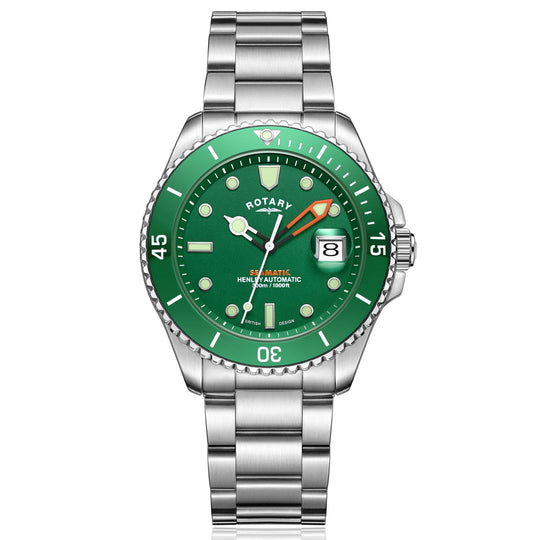 Rotary Seamatic Men's green Watch GB05430/24