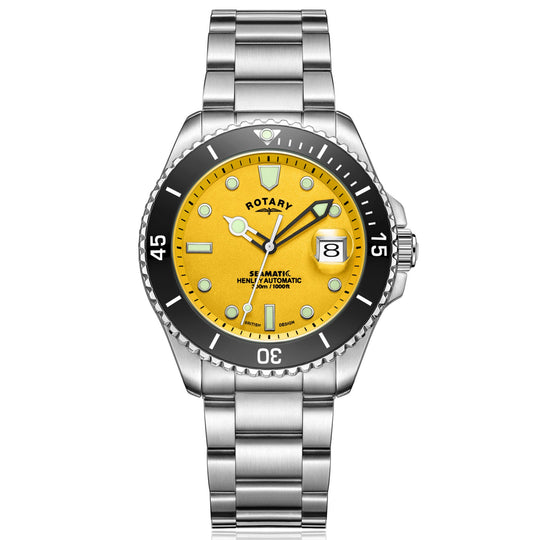 Rotary Seamatic Men's Yellow Watch GB05430/27