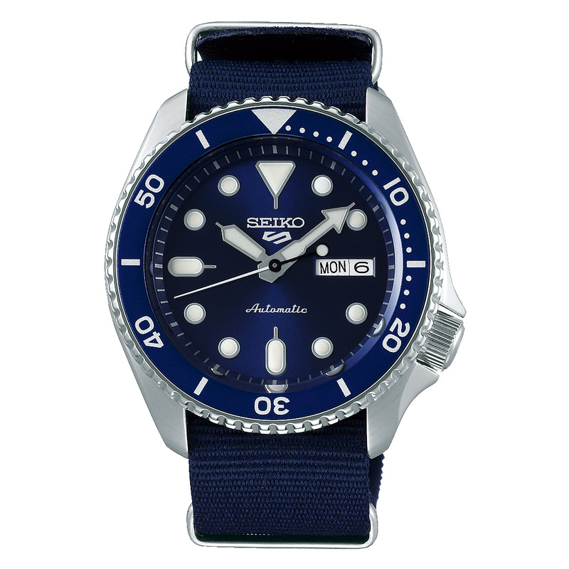 Automatic Watch - Seiko Men's Blue 5 Sports Watch SRPD51K2