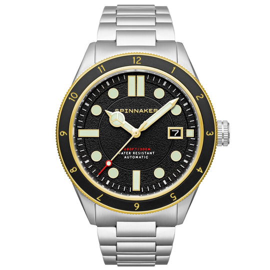 Spinnaker Black Gold Cahill Automatic Watch SP-5096-44