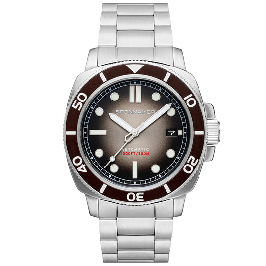 Spinnaker Hull Diver Men's Brown Automatic Watch SP-5088-44