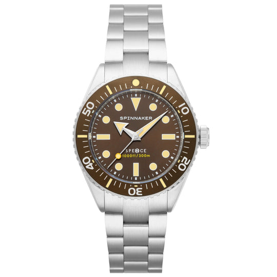 Spinnaker Hickory Brown Spence 302 Automatic Watch SP-5097-33