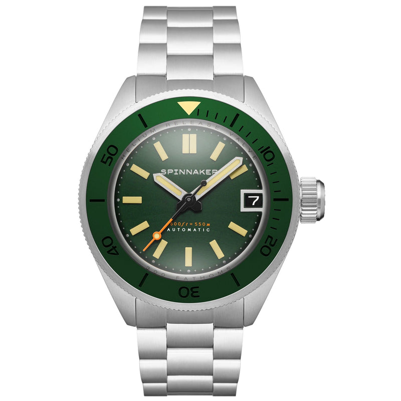 Automatic Watch - Spinnaker Hunter Green Piccard Automatic Watch SP-5098-11