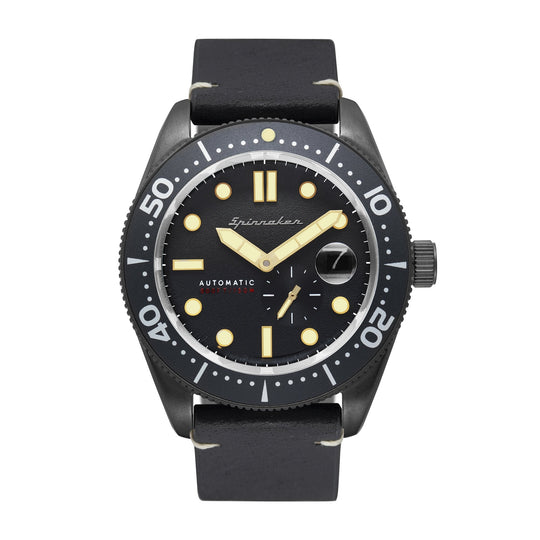 Spinnaker Men's Black Croft Watch SP-5058-07