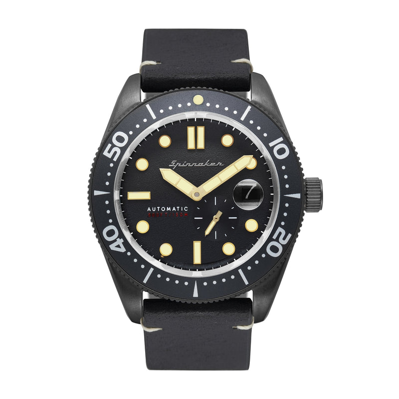 Automatic Watch - Spinnaker Men's Black Croft Watch SP-5058-07