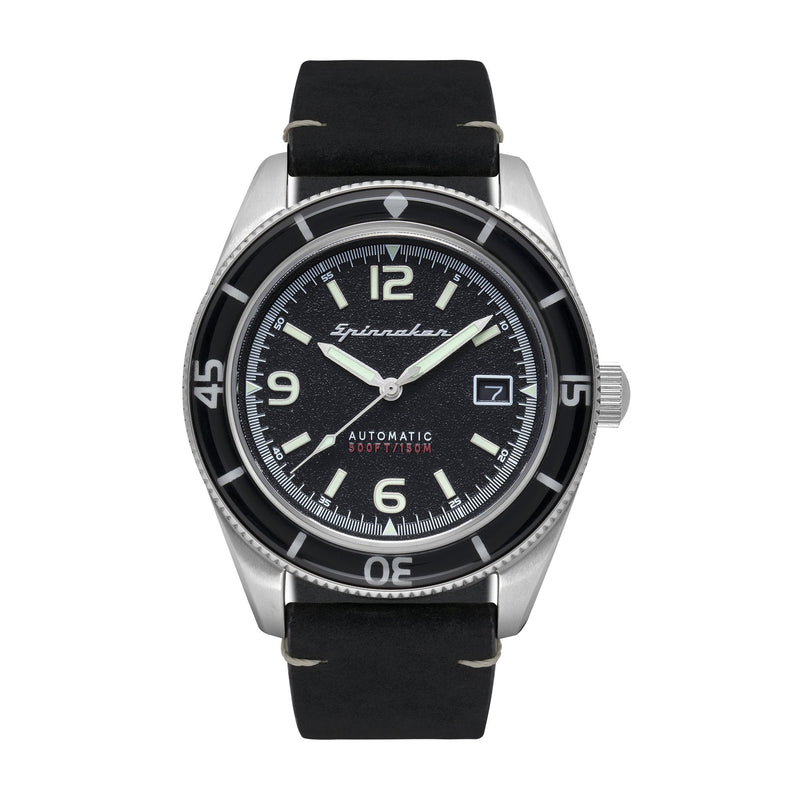 Automatic Watch - Spinnaker Men's Black Fleuss Watch SP-5055-02