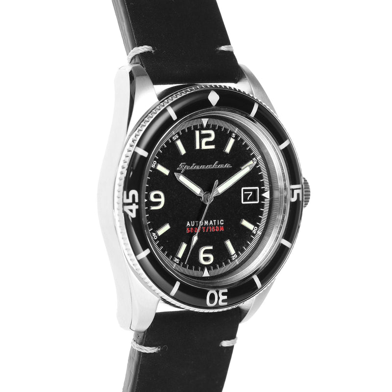 Automatic Watch - Spinnaker Men's Black Fleuss Watch SP-5055-02