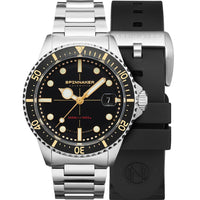 Automatic Watch - Spinnaker Men's Black Tesei Mille Metri Watch SP-5090-11
