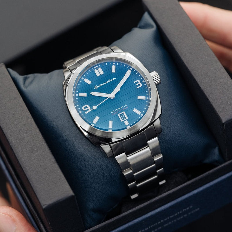 Automatic Watch - Spinnaker Men's Blue Hull Bracelet Watch SP-5073-22