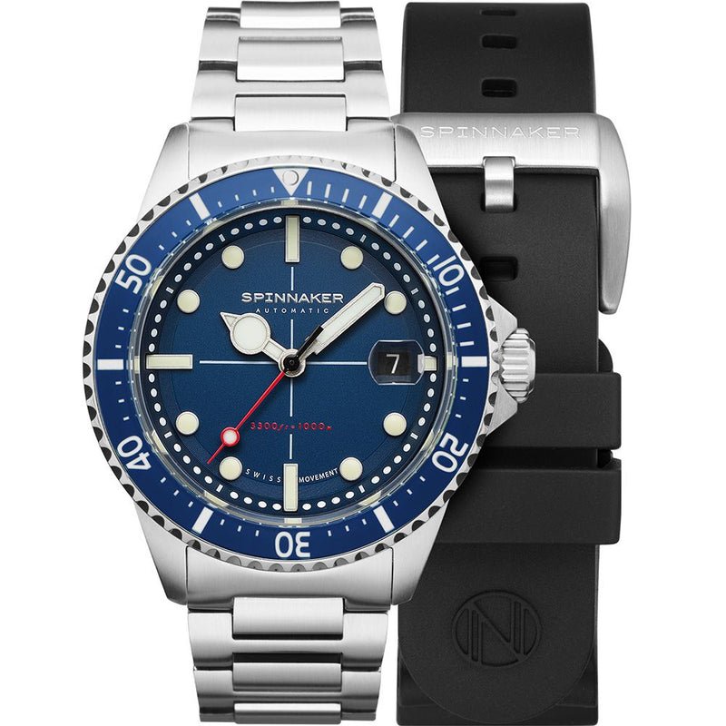 Automatic Watch - Spinnaker Men's Blue Tesei Mille Metri Watch SP-5090-22