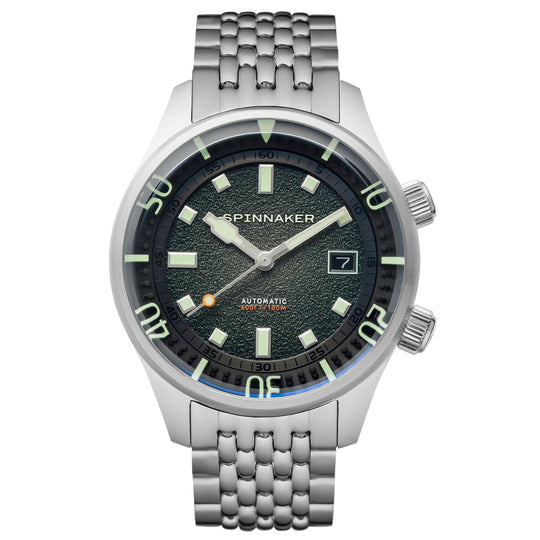 Spinnaker Bradner Automatic Men's Green Diver Watch SP-5062-33