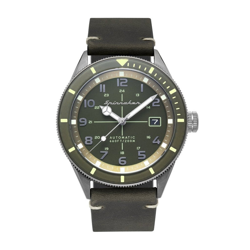 Automatic Watch - Spinnaker Men's Green Cahill Watch SP-5064-02