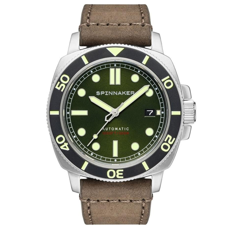 Automatic Watch - Spinnaker Men's Green Hull Automatic Watch SP-5088-03