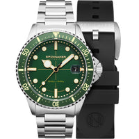 Automatic Watch - Spinnaker Men's Green Tesei Mille Metri Automatic Watch SP-5090-33