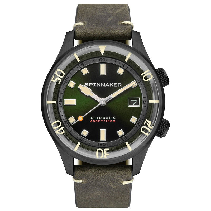 Automatic Watch - Spinnaker Men's Military Green Bradner Watch SP-5062-04