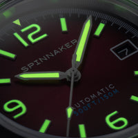 Automatic Watch - Spinnaker Men's Oxblood Red Fleuss Watch SP-5055-07