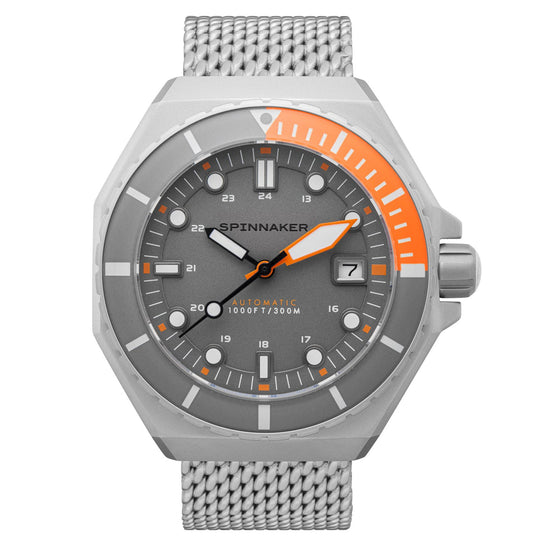 Spinnaker Men's Sandblast Grey Dumas  Watch SP-5081-99