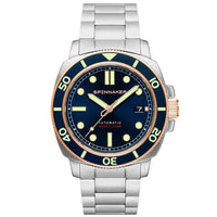 Automatic Watch - Spinnaker Patriot Blue Hull Diver Automatic Watch SP-5088-55
