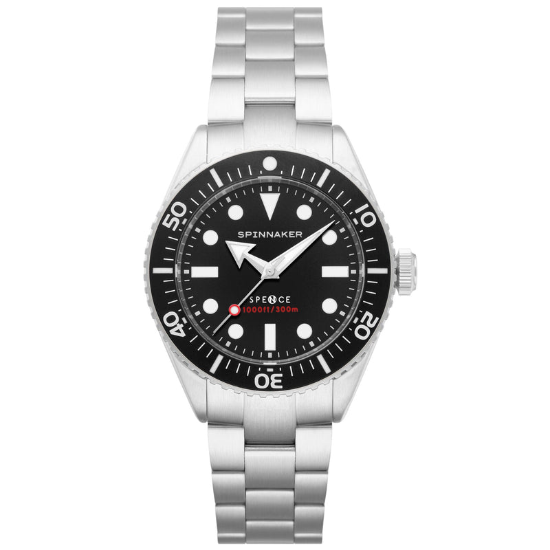Automatic Watch - Spinnaker Pitch Black Spence 300 Automatic Watch SP-5097-11
