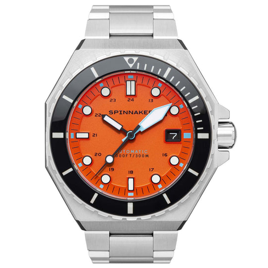 Spinnaker Dumas Men's Orange Diver Automatic Watch SP-5081-BB