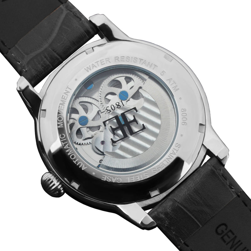 Automatic Watch - Thomas Earnshaw Black Longitude Automatic Watch ES-8006-01
